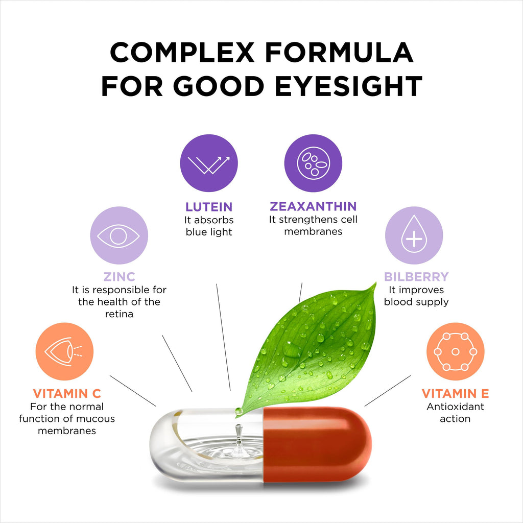 ZeaForce - Excellent Vision with 1 Capsule/Day. Concentrated Composition. Multidirectional Action. Liquid Formula for Complete Absorption and Faster Effect. Laboratory Tested. (3 Month Supply)