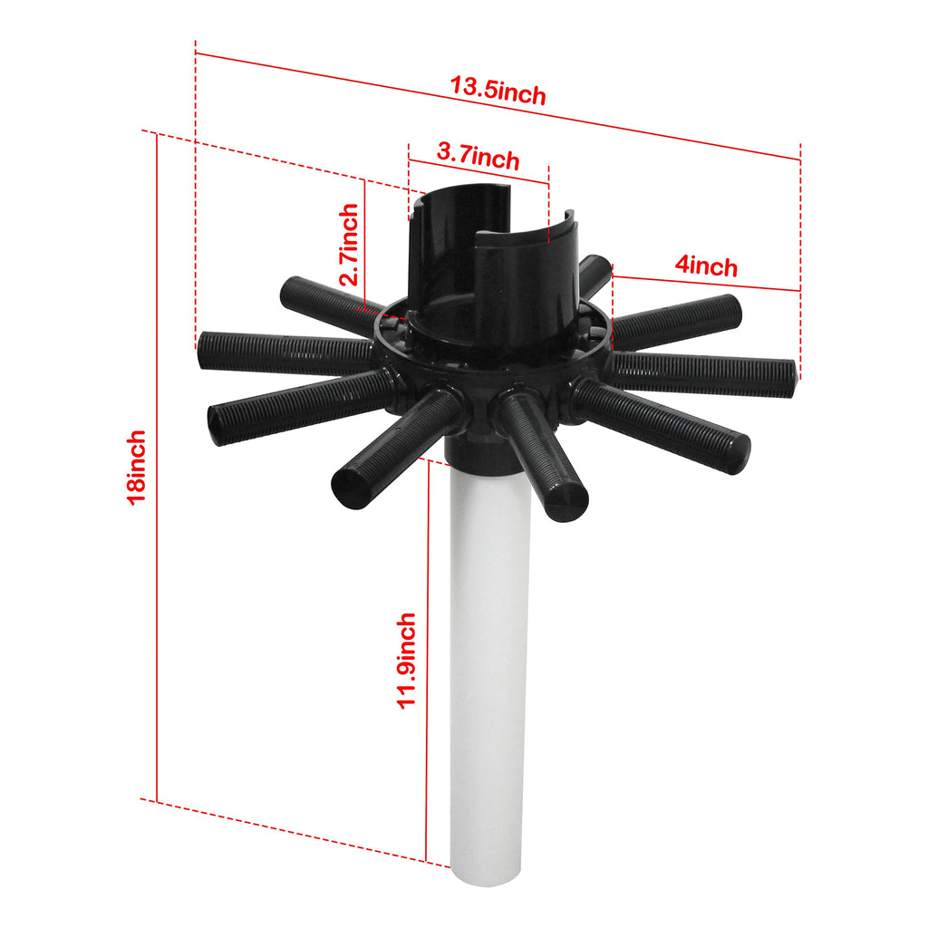 TIROAR SX164DA Lateral Assembly with Center Pipe Compatible with Hayward Pro Series Sand Filter Models S164T, S166T
