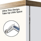 Mousike Magnetic Door Catch Ultra Thin Cabinet Magnets Stainless Steel Drawer Magnet Catch for Sliding Door Closure Kitchen Cabinet Cupboard Closet Closer (16Pack)