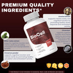Bio Cell Capsules - Official Bio Cell Pills Advanced Formula, BioCell Blood Health Support Supplement*, 60 Capsules