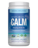 Natural Vitality Calm, Magnesium Supplement, Anti-Stress Drink Mix Powder, Gluten Free, Vegan, & Non-GMO, Original Unflavored, 16 oz