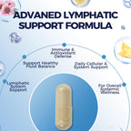 Trobyot Lymphatic Drainage Capsules for Sedentary Lifestyles | Lymphatic Support Supplement with Dandelion & Cleavers | Supports Fluid Balance, Digestion & Circulation | Non-GMO, Vegan | 60 Count