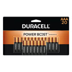 Duracell Coppertop AAA Batteries with Power Boost Ingredients, 20 Count Pack Triple A Battery with Long-Lasting Power, Alkaline AAA Battery for Household and Office Devices