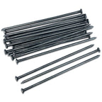 Metal Nails 50 Pcs 10-Inch Landscape Anchoring Spikes for Paver, Weed Barriers, Turf, House Construction, Carpentry Nail, Tent, Anchoring Spikes (10in 50pcs)