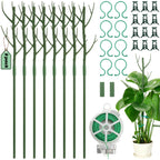 8 Pack Monstera Plant Support Stakes, Detachable Twig Plant Support