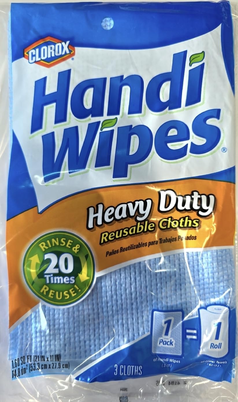 Handi Wipes Heavy Duty 3Ct 6-Pack