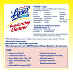 Lysol Professional Lysol Professional Disinfectant Deodorizing Cleaner 128 Pack of, Yellow, Lemon, 512 Ounce, (Pack of 4)