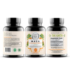 Organic Maca Root Capsules 1200 mg – Libido Support for Women Fast Acting & Potent | Female Maca Supplement | Energy Pills from Peru | Includes Black Pepper for Absorption | (2 Month Supply) 120 Ct