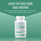 Approved Science® Respirasyl - Lung and Respiratory Support - with Quercefit, Vitamins A,C,D, BioPerine - 3 Month Supply - Made in the USA