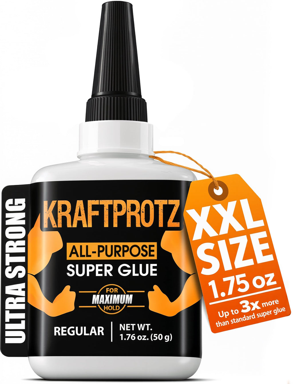 Super Glue All-Purpose Liquid 1.75 oz - Instant Adhesive Universal Repair