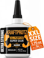 Super Glue All-Purpose Liquid 1.75 oz - Instant Adhesive Universal Repair