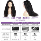 Lemoda 13x6 Full Lace Frontal Virgin Human Hair Wigs 210% Water Wave 13x6 HD Full Lace Frontal Wigs 26Inch Deep Wave Human Hair Wig Wet and Wavy Wig Pre Plucked With Natural Hairline