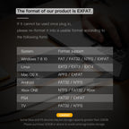 UnionSine 500GB Ultra Slim Portable External Hard Drive HDD-USB 3.0