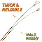 EXTEND-A-REACH 5-30 ft Telescoping Fruit Picker Pole with Basket