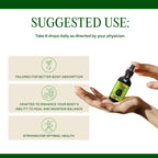 Go Nutrients Iodine Edge – Organic Nascent Iodine Liquid Supplement for Thyroid Support, Energy, Immune & Cognitive Health – High Absorption Drops - Natural Tincture for Women & Men – 1 oz