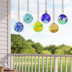VCUTEKA Hanging Garden Gazing Ball, Glass Witch Ball for Outdoor Decor, 3"