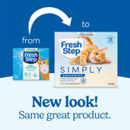 Fresh Step Advanced Simply Unscented Multi Cat Clumping Litter, 18.5lb, 2Pk