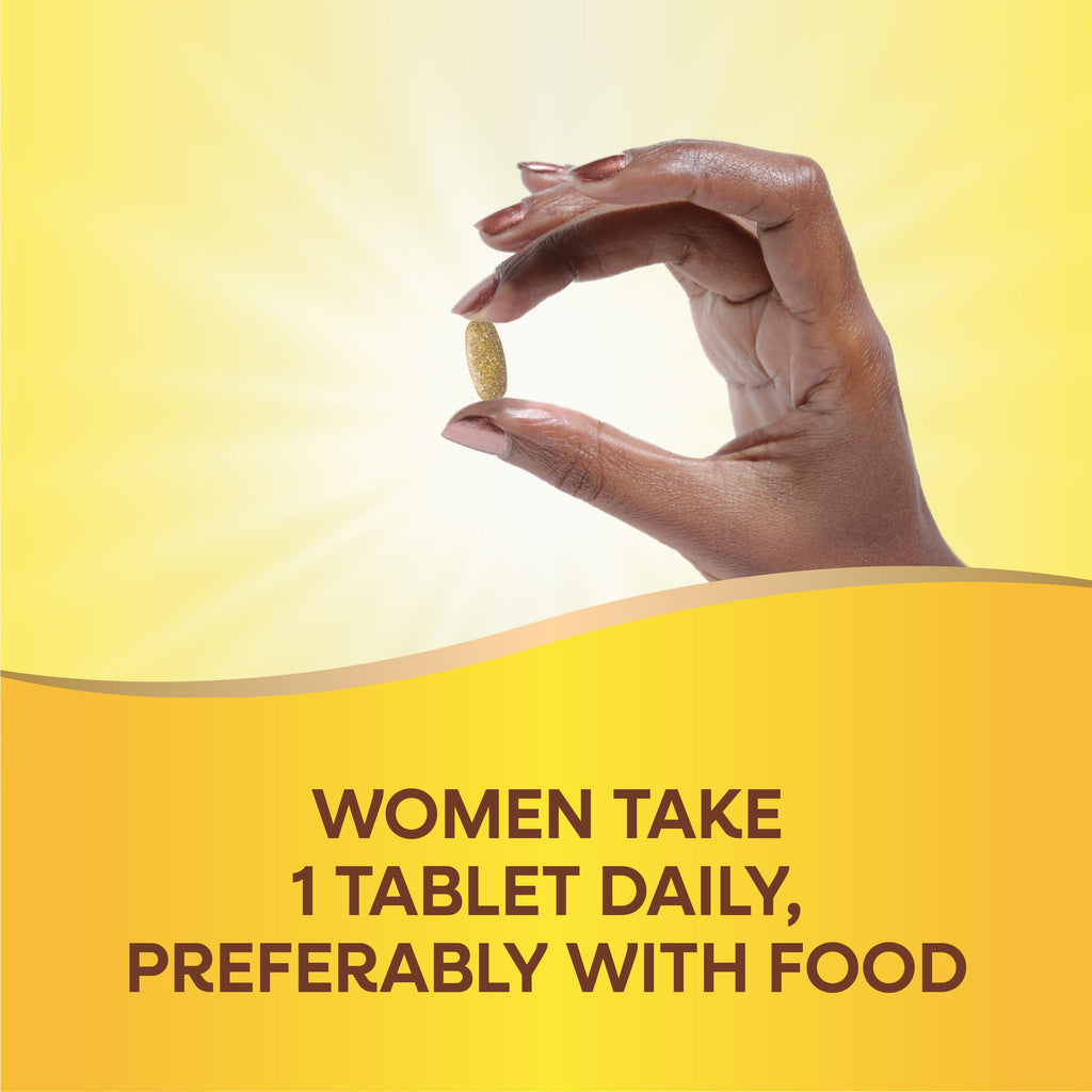 Nature's Way Alive! Ultra Multivitamin for Women, Complete Daily Women's Vitamins, High Potency Formula, Promotes Energy Metabolism and Muscle Function*, Vitamin A, C, D, Methylated B12, 60 Tablets