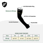 FARMER'S DEFENSE Gardening Arm Sleeves|UV Cooling Protective Sleeve Women & Men|Anti-Scratch Cover Sun UPF Outdoor Protection - Tropical Flowers - L/XL