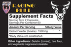 Healthy 'N Fit Raging Bull Mega Orchic - 120 Capsules (40 Day Supply) Premium Raw Orchic Glandular, Increase T Naturally