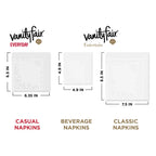 Vanity Fair Entertain Paper Napkins, 40 Count (Pack of 8), Disposable Napkins Made For Entertaining And Events
