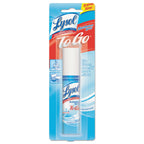 Lysol Disinfectant Spray to Go, Crisp Linen, 1 Ounce (Pack of 8)