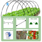 6 Sets of Garden Netting Kit for Raised Beds 10 x 33 FT Strong Mesh Netting