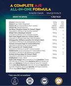 AJS Sea Moss Capsules 3200mg, Himalayan Shilajit 1000mg with Black Seed Oil, Ashwagandha, Turmeric, Bladderwrack, Burdock, Vitamins, Berberine, Lion’s Mane Mushroom, Elderberry- 90 Caps