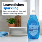 Amazon Basics Dish Soap, Fresh Scent, 30 fl oz, Pack of 4, Packaging May Vary