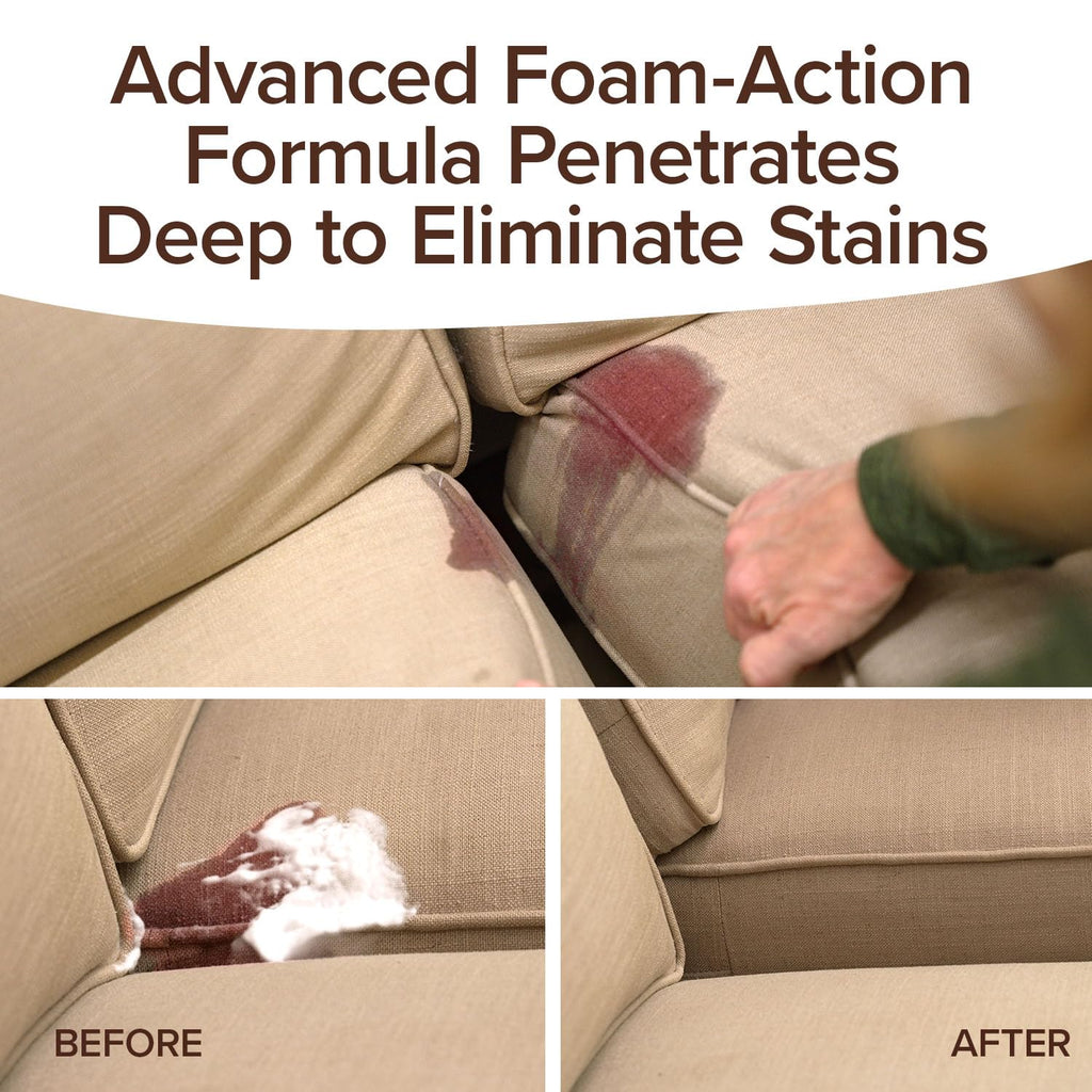 Bull Shot Carpet Spot & Stain Remover, AS SEEN ON TV, Made In USA, Just Point & Spray, Stain-Lifting Foam-Action, Coffee, Soda, Wine, Grease, New & Old Stains & More