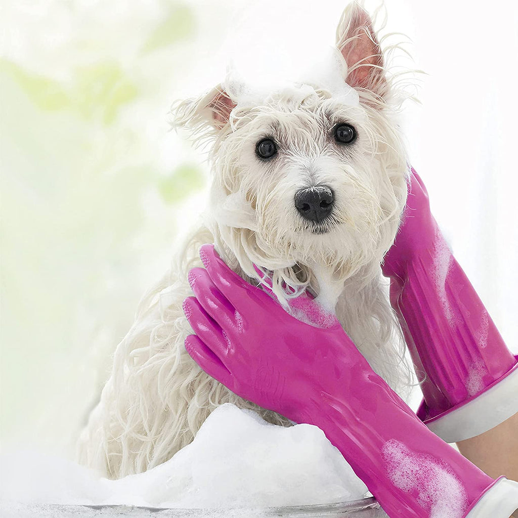 Playtex Living Reuseable Rubber Cleaning Gloves (Medium, 3 Pairs), Premium Protection Reusable Household Gloves
