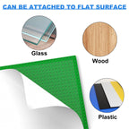 Pokiiulk Classic Baseplates, Peel and Stick Base Plates for Building Bricks, Compatible with Major Brands, Self-Adhersive Base for Bricks 10" x 10", 6 Pack Green