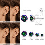 limerencia Hypoallergenic Screw Back Titanium Earrings Set for Women Men