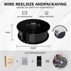 Miailuy Silk Filament PLA 1.75mm Silk 3D Printer Filament, Silk 1kg Spool (2.2lbs), Dimensional Accuracy +/- 0.02 mm, Fit Most FDM Printer (SilkBlack)