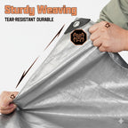 20 x 30 FT Waterproof Heavy Duty Tarp, 10 Mil Thick, Outdoor Furniture Covers, Plastic Insulated Tarpaulin for Camping Tent Roof Boat Patio Pool Cover, Large & Small Multi-Size Tarps, Silver/Brown