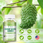 Totaria (2 Packs) Sugar Free Soursop Oil Graviola Sea Moss Gummies - Support Digestive Sleep Skin Health, Immunity & Antioxidant - Guanabana Fruit with Sea Moss, 150mg Black Seed Oil Non-GMO Vegan