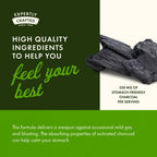 Swanson Activated Charcoal - Natural Supplement Supporting Healthy Absorption - Helps w/Bloating & Maintaining Bowel Regularity - (120 Capsules, 520mg per Serving) 2 Pack