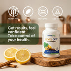 Level Off Glucose Support Supplement – After-Meal Support Formula for Healthy Post-Meal Glucose Response, Plant-Based Capsules for Metabolic Wellness, Vegan & Non-GMO – 120 Count (Pack of 1).