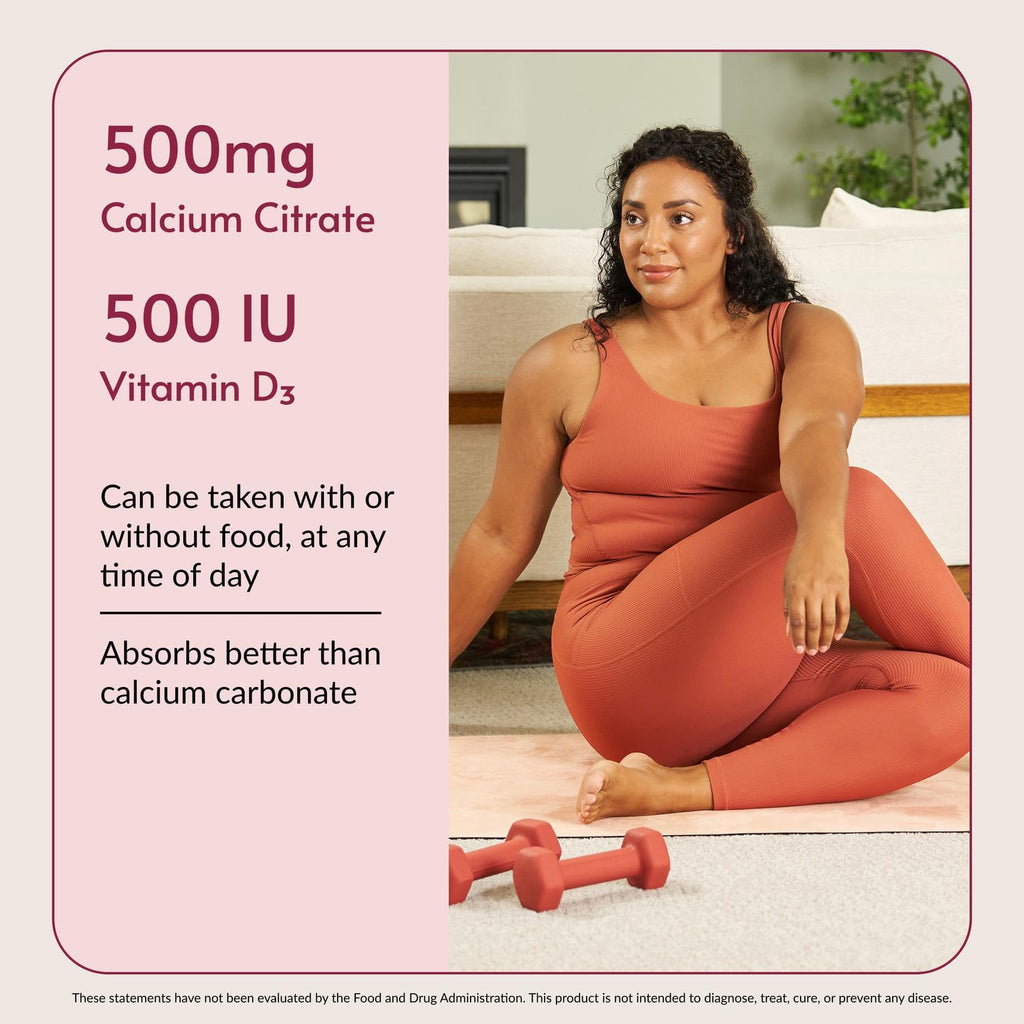 Bariatric Advantage Calcium Citrate Chewy Bites 500 mg - Highly Absorbable & Digestible - Vitamin D3 - Easily Chewable Calcium Supplement - Caramel Flavor - 90 Count