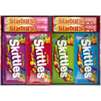 SKITTLES & STARBURST Chewy Candy Variety Pack, Bulk Box, 62.79 oz, 30 Pack