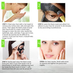 Blooskim Black Peel Off Face Mask – Charcoal Peel Off Face Mask for Oily & Combination Skin – Helps Remove Excess Oil & Lift Away Surface Impurities – Refreshing Botanical Formula, 2.8 fl oz - 2Packs