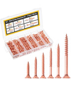 Mr. Pen- Wood Screws Assortment Kit, 300 pcs, Rose Gold, Phillips Head