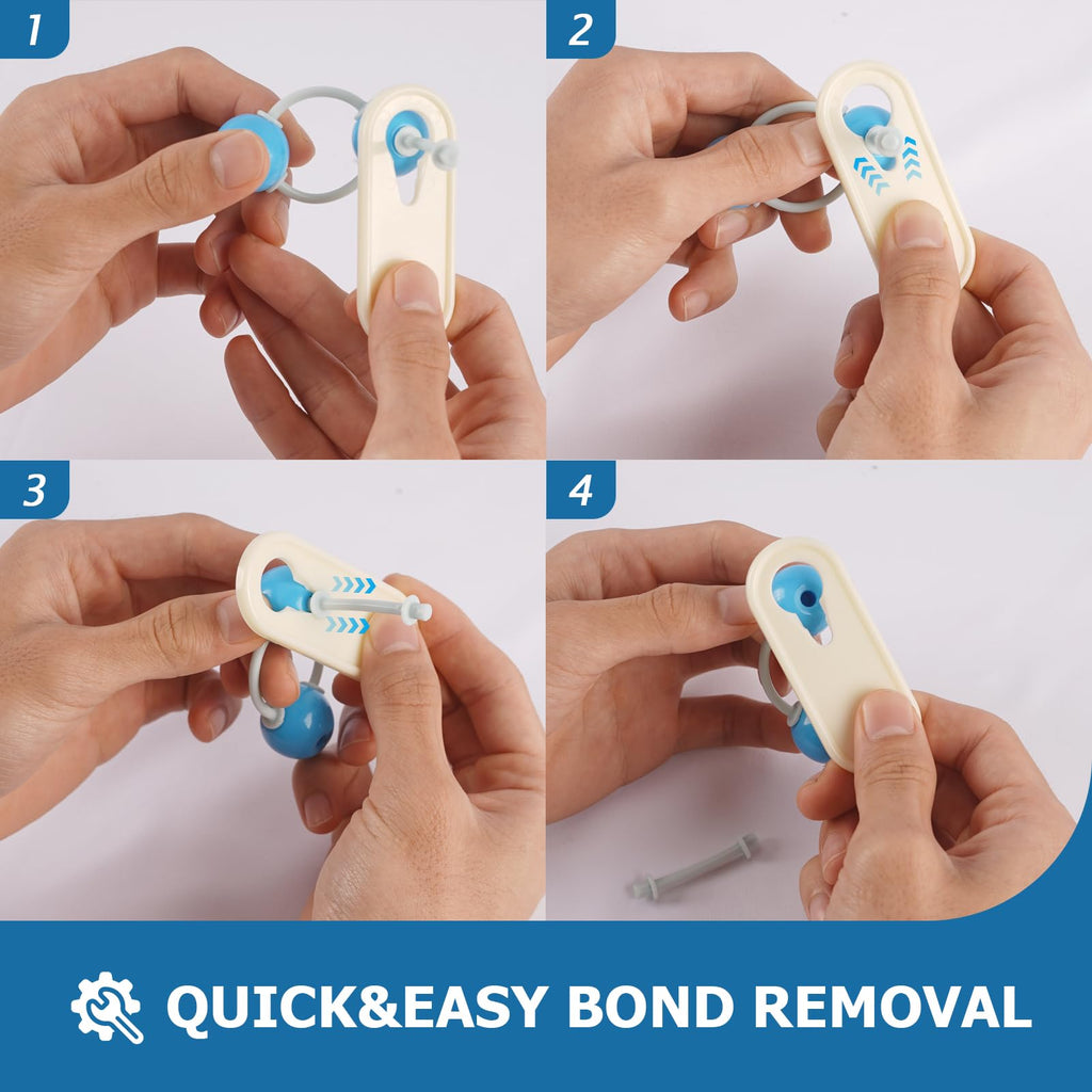 YCHOULEK Molecular Model Kit, 444 Pcs Organic Molecular Chemistry Set, Atom Element Model Kit for Lessons in Chemistry, Molecular Structures Building kit, Ochem Science Gift for Teachers and Students