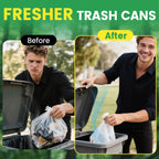 5lbs Trash Can Deodorizer & Liquid Absorber – Odor Absorbing Granules for Trash Cans, Kitchen Bins & Outdoor Dumpsters – Plant-Based Garbage Deodorizer for Fresher-Smelling Bins