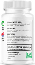 GlucoElixir Pro Capsules - Official GlucoElixir Pro Blood Health Support Advanced Formula Pills - Maximum Strength, Natural Vitamins for Overall Health & Wellness, 60 Capsules for 1 Month
