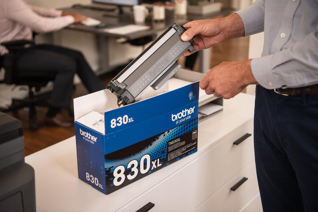 Brother TN830XL Toner Cartridge, Genuine Black High Yield