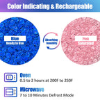 8.2LBS Silica Gel Desiccant Beads, Premium Blue Indicating Reusable Desiccant Bulk, Industry 3-5 mm Silica Beads Dehumidifier for 3D Filament, Electronic Devices, Camera, Jewelry, Safe (10PCS Bags)
