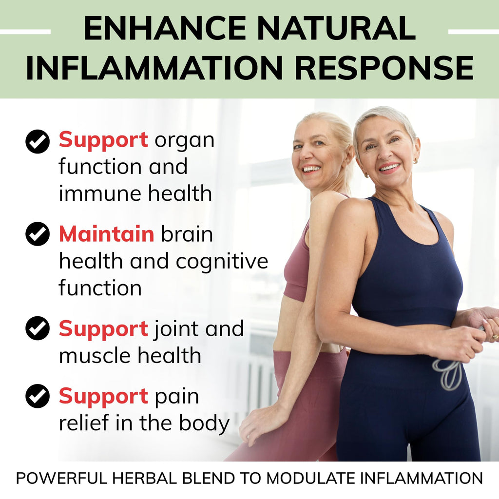 Organic Inflammation Formula Advanced Liquid Drops – Turmeric, Ginger, Boswellia & Black Pepper – Whole-Body Wellness & Inflammatory Support, Joint & Mobility Support – Vegan, Non-GMO – 60 Servings