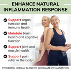 Organic Inflammation Formula Advanced Liquid Drops – Turmeric, Ginger, Boswellia & Black Pepper – Whole-Body Wellness & Inflammatory Support, Joint & Mobility Support – Vegan, Non-GMO – 60 Servings