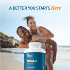 Dr. Tobias Omega 3 Fish Oil 2000mg Triple Strength with 800mg EPA 600mg DHA Per Serving | Fish Oil Omega 3 Supplements for Heart Brain & Immune Support - 90 Softgels (45 Servings)